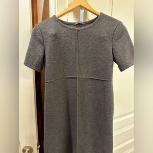 Zara Gray Wool Dress